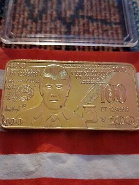 Trump Gold Bar Decorative Collectible